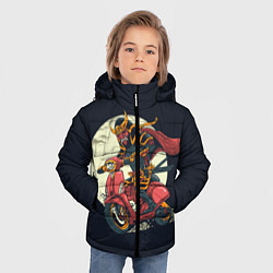 Куртка зимняя для мальчика Samurai Biker Z, цвет: 3D-черный — фото 2