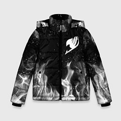 Куртка зимняя для мальчика FAIRY TAIL ХВОСТ ФЕИ, цвет: 3D-черный