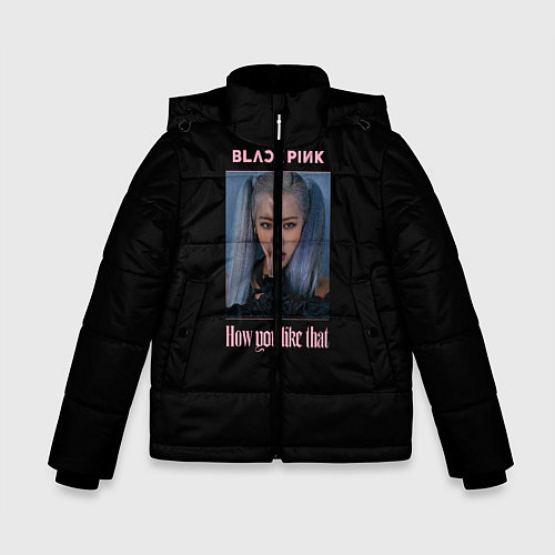 Зимняя куртка для мальчика BLACKPINK - Rose / 3D-Светло-серый – фото 1
