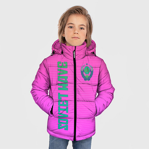 Зимняя куртка для мальчика Sovietwave / 3D-Черный – фото 3