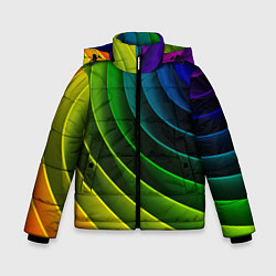 Куртка зимняя для мальчика Color 2058, цвет: 3D-черный