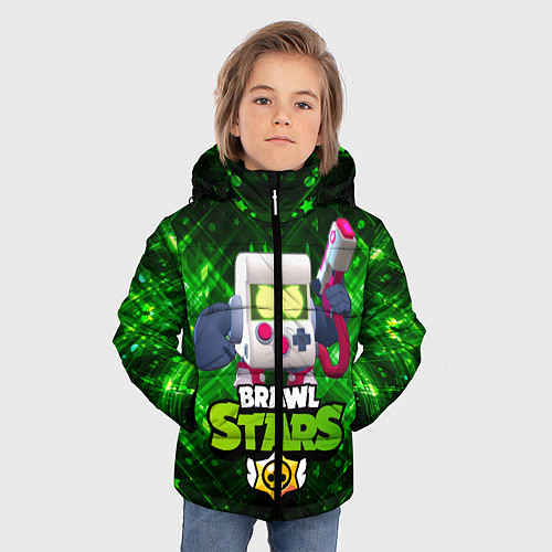 Зимняя куртка для мальчика Virus 8 bit brawl stars 8 бит / 3D-Черный – фото 3