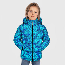 Куртка зимняя для мальчика Флора Flora, цвет: 3D-черный — фото 2