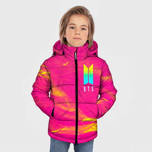 Зимняя куртка для мальчика BTS БТС / 3D-Черный – фото 3