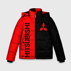 Куртка зимняя для мальчика MITSUBISHI, цвет: 3D-черный