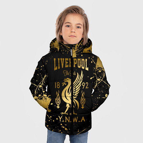 Зимняя куртка для мальчика LIVERPOOL ЛИВЕРПУЛЬ / 3D-Черный – фото 3