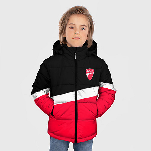 Зимняя куртка для мальчика DUCATI / 3D-Черный – фото 3