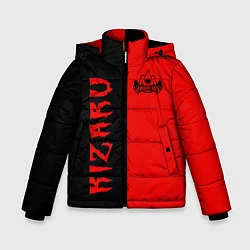 Куртка зимняя для мальчика KIZARU, цвет: 3D-черный