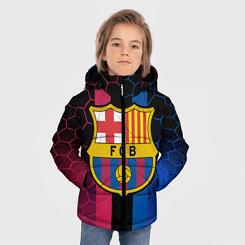 Зимняя куртка для мальчика BARSELONA / 3D-Черный – фото 3