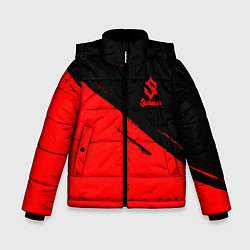Куртка зимняя для мальчика Sabaton, цвет: 3D-черный