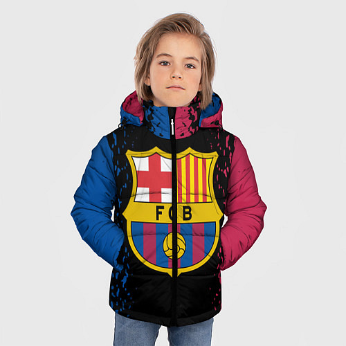 Зимняя куртка для мальчика BARSELONA / 3D-Черный – фото 3