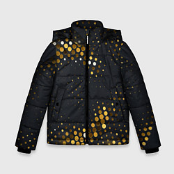Куртка зимняя для мальчика Black gold, цвет: 3D-светло-серый