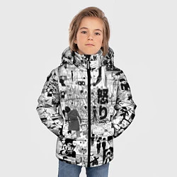 Куртка зимняя для мальчика МОБ ПСИХО 100, цвет: 3D-черный — фото 2
