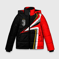 Куртка зимняя для мальчика Ювентус Униформа, цвет: 3D-черный