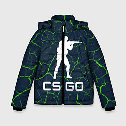 Куртка зимняя для мальчика CS GO КС ГО, цвет: 3D-красный