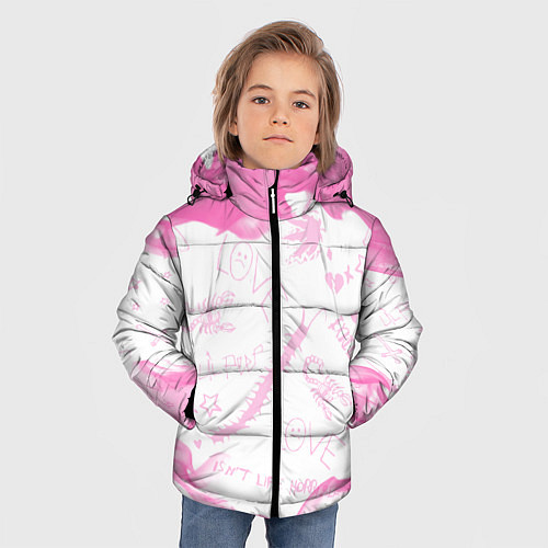 Зимняя куртка для мальчика LIL PEEP ЛИЛ ПИП / 3D-Черный – фото 3