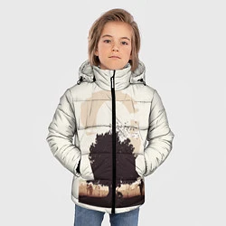 Куртка зимняя для мальчика Настоящий детектив, цвет: 3D-черный — фото 2