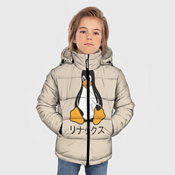 Куртка зимняя для мальчика Linux, цвет: 3D-красный — фото 2
