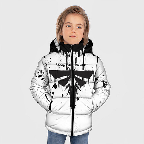 Зимняя куртка для мальчика The last of us подтеки / 3D-Черный – фото 3