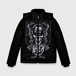 Куртка зимняя для мальчика Slayer, цвет: 3D-черный