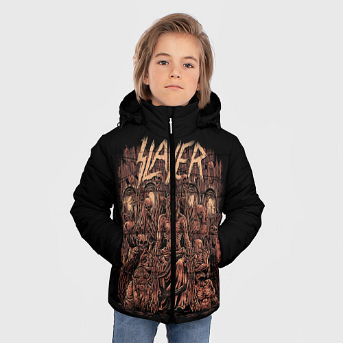 Зимняя куртка для мальчика Slayer / 3D-Черный – фото 3