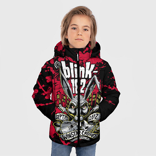Зимняя куртка для мальчика Blink 182 / 3D-Черный – фото 3