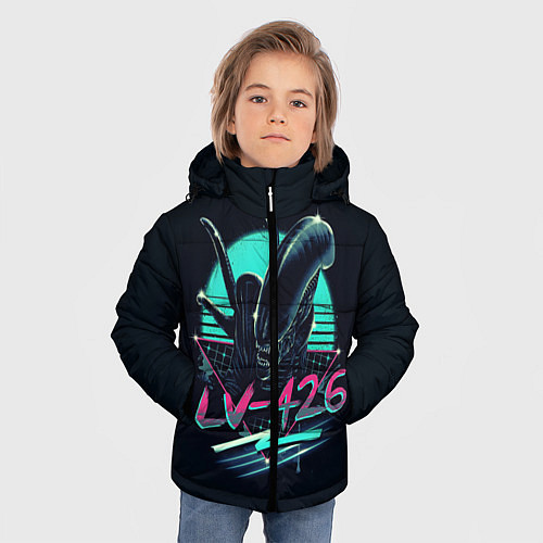 Зимняя куртка для мальчика The Alien / 3D-Черный – фото 3