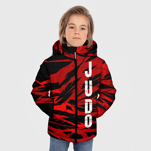 Зимняя куртка для мальчика Judo / 3D-Черный – фото 3