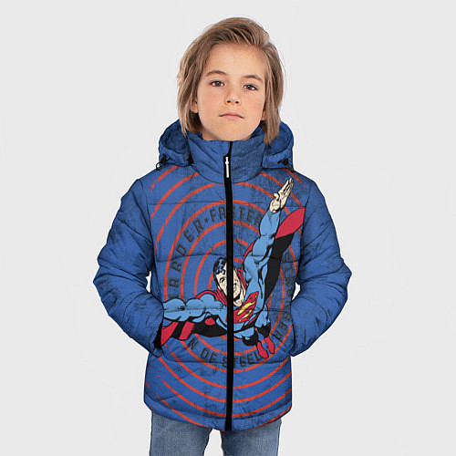 Зимняя куртка для мальчика Faster / 3D-Черный – фото 3