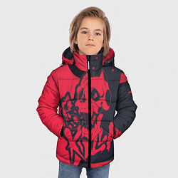 Куртка зимняя для мальчика KILLA, цвет: 3D-черный — фото 2