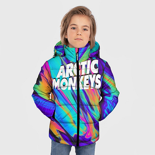 Зимняя куртка для мальчика ARCTIC MONKEYS / 3D-Черный – фото 3