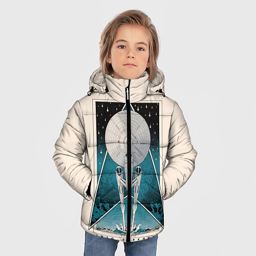 Зимняя куртка для мальчика Star Trek / 3D-Черный – фото 3