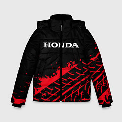 Куртка зимняя для мальчика HONDA ХОНДА, цвет: 3D-черный