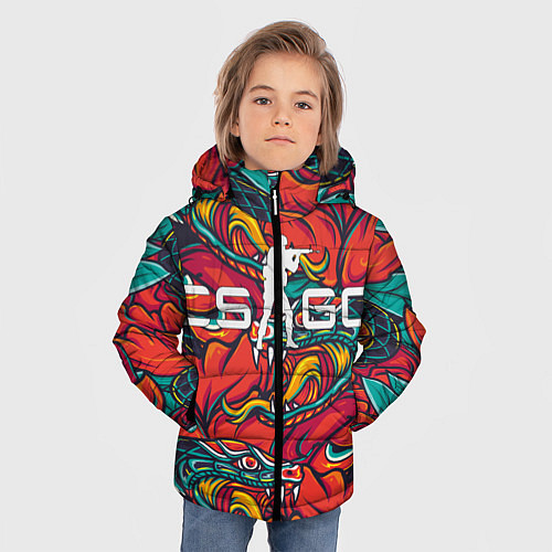Зимняя куртка для мальчика CS GO / 3D-Черный – фото 3