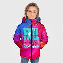 Куртка зимняя для мальчика FALL GUYS: Ultimate Knockout, цвет: 3D-черный — фото 2