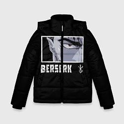 Куртка зимняя для мальчика Берсерк, цвет: 3D-черный