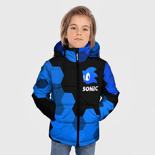 Зимняя куртка для мальчика СОНИК SONIC / 3D-Черный – фото 3