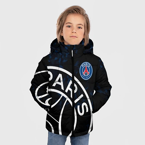 Зимняя куртка для мальчика ПСЖ / 3D-Черный – фото 3