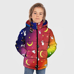 Куртка зимняя для мальчика SAILOR MOON, цвет: 3D-красный — фото 2