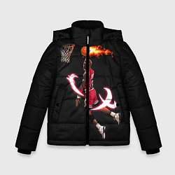 Куртка зимняя для мальчика MICHAEL JORDAN, цвет: 3D-черный