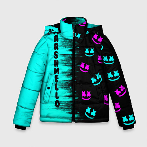 Зимняя куртка для мальчика Marshmello / 3D-Светло-серый – фото 1