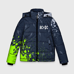 Куртка зимняя для мальчика AC DС, цвет: 3D-красный