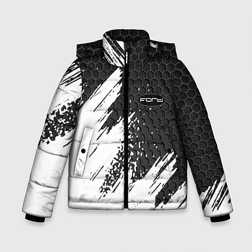 Зимняя куртка для мальчика FORD / 3D-Светло-серый – фото 1
