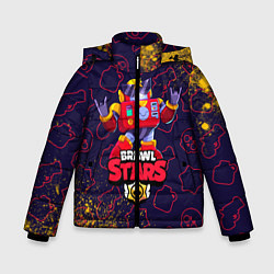 Куртка зимняя для мальчика BRAWL STARS SURGE СУРЖ, цвет: 3D-черный