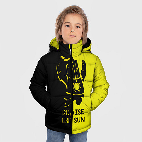 Зимняя куртка для мальчика Praise the sun / 3D-Черный – фото 3