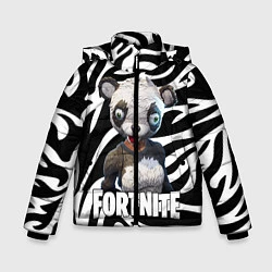 Куртка зимняя для мальчика Fortnite Panda, цвет: 3D-черный
