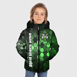 Куртка зимняя для мальчика GTA 5 ГТА 5, цвет: 3D-черный — фото 2