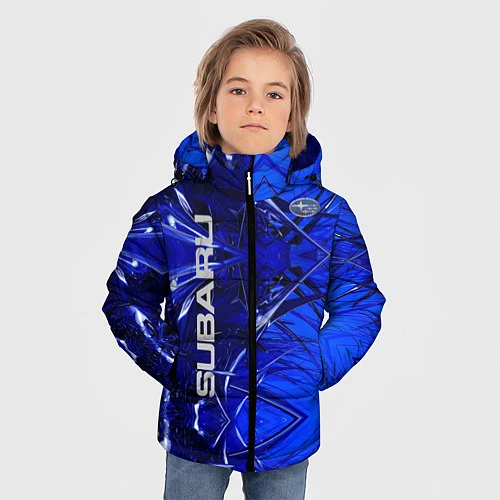 Зимняя куртка для мальчика Subaru / 3D-Черный – фото 3