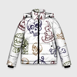 Куртка зимняя для мальчика Hallo!, цвет: 3D-черный