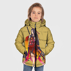 Куртка зимняя для мальчика Geisha 2, цвет: 3D-черный — фото 2
